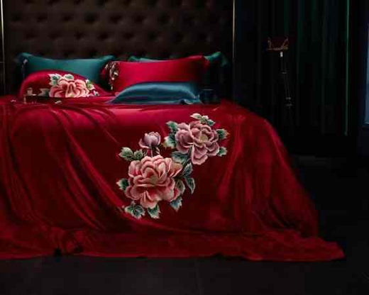 Traditional Chinese Wedding Silk Bedlinens