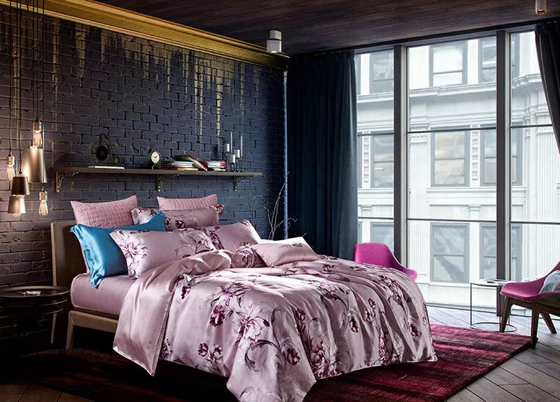 16 Momme Promise Printed Silk Bedding Set - image 1