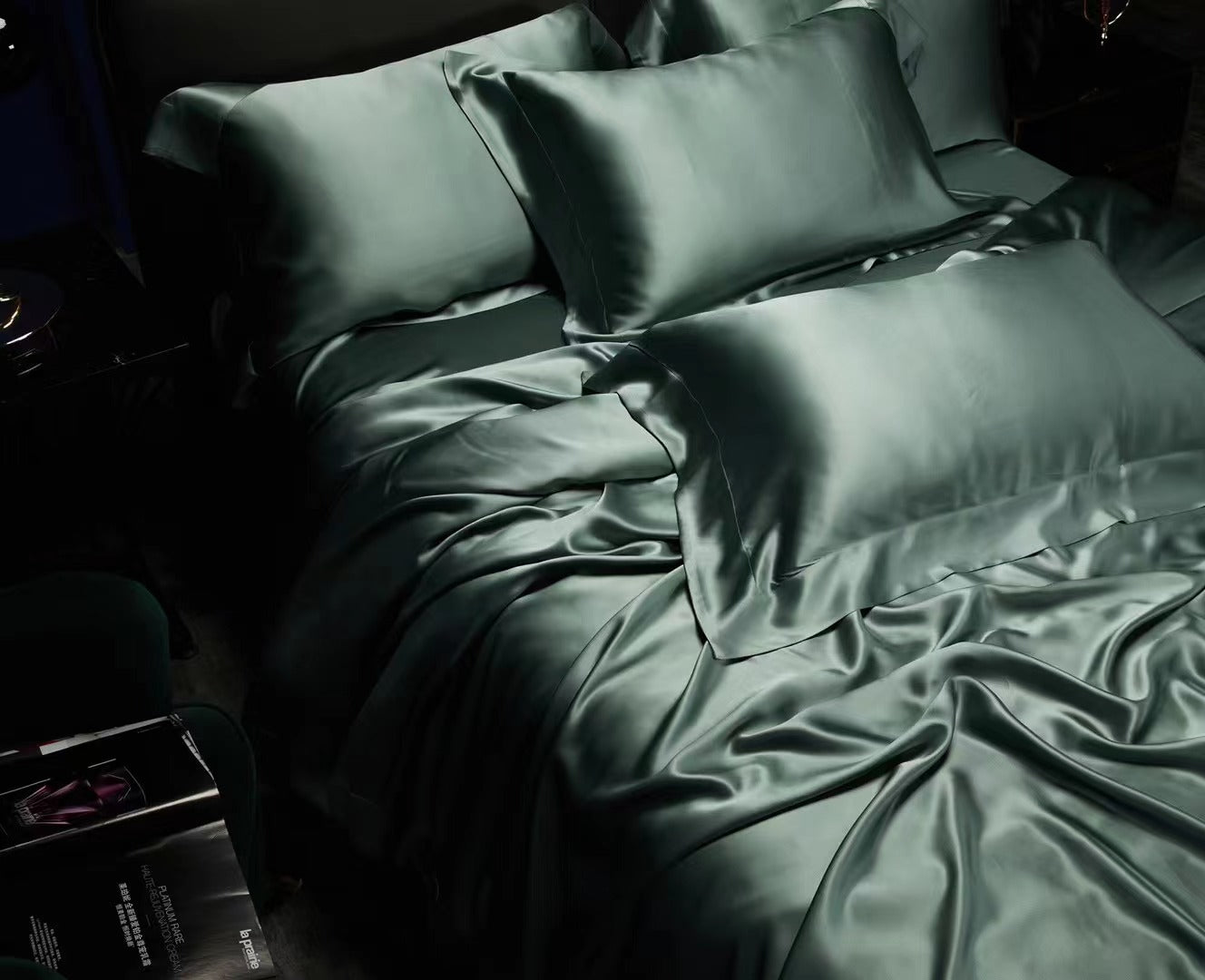 MUSEE - Silk Duvet Cover, 25 momme multi-colors