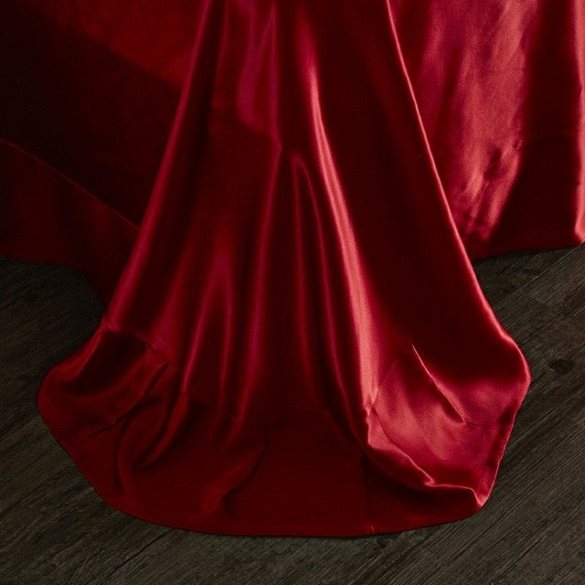 MUSEE - Silk Flat Sheet , 25 momme multi-colors