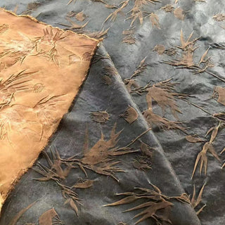 Jacquard mud silk