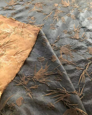 Jacquard mud silk