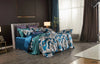 16 Momme Blue Phoenix Printed Silk Bedding Set - image 1