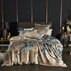 16 Momme Blue Porcelain Printed Silk Bedding Set - image 1