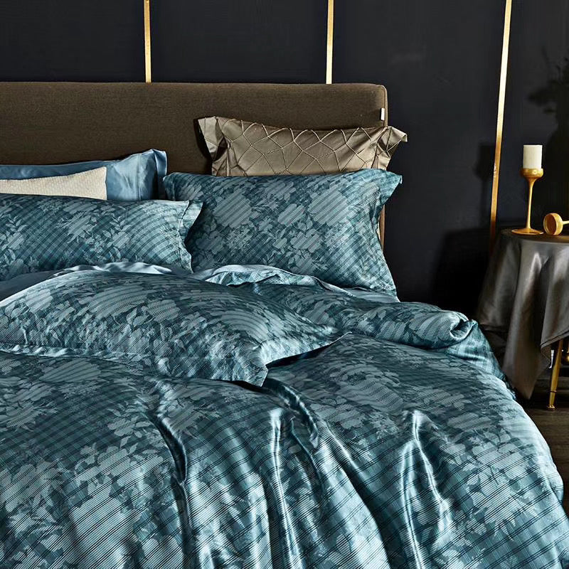 16 Momme Midsummer Printed Silk Bedding Set - image 2