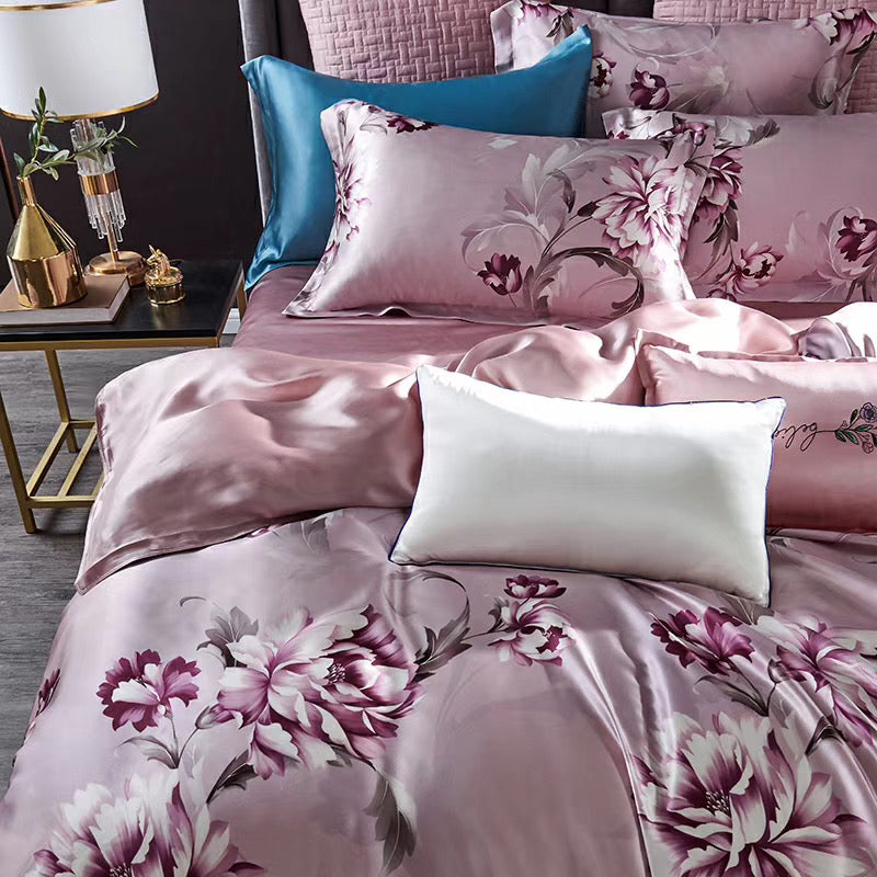 16 Momme Promise Printed Silk Bedding Set - image 2