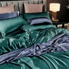 Forest Green 25 Momme silk bedding set
