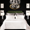 25 Momme Pearl White Silk Bedding Set — Bedroom view