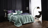 25 Momme Sage Wide-Border Silk Bedding Set