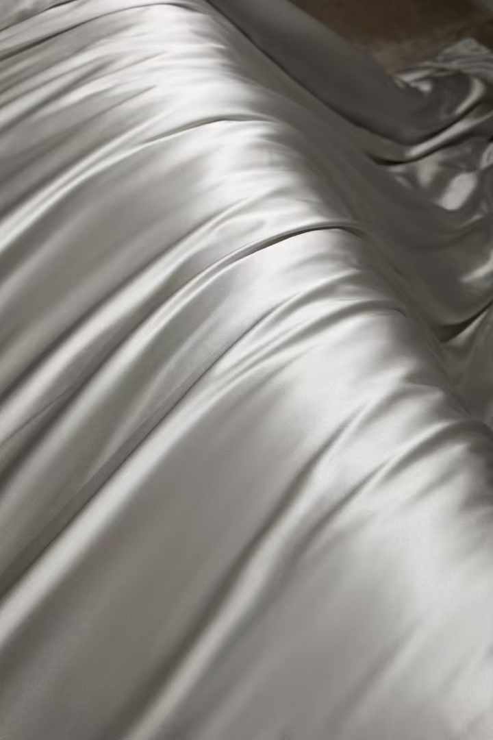 Silver 25 Momme silk bedding set