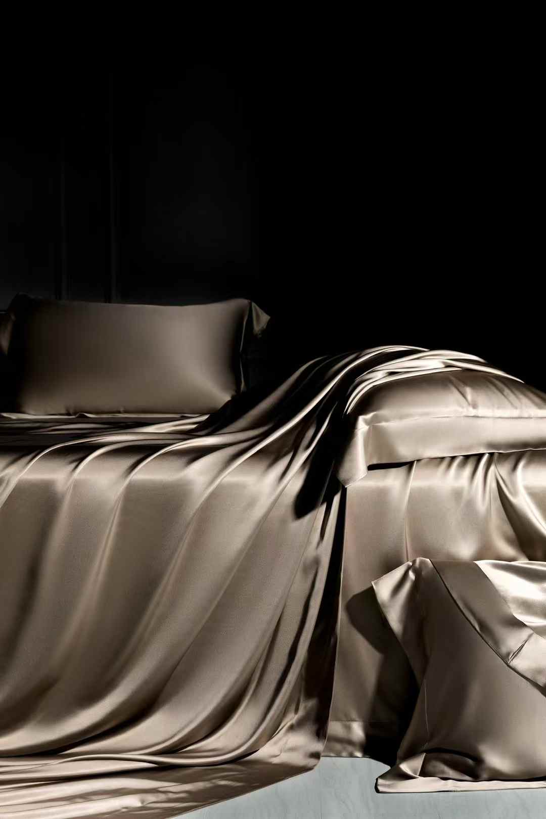 35 Momme Dark Gold Silk Bedding Set