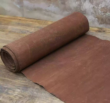 ZONGSE - Eco-Friendly Earth Brown Plant Dyed Cotton Fabric - 38cm by the Yard