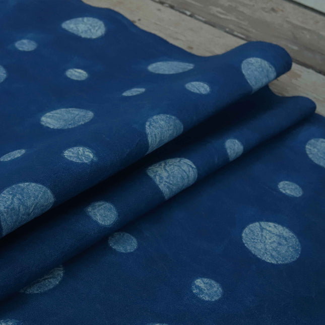 XIBOVO - Eco-Friendly Earth Blue Plant Dyed Cotton Fabric - 38cm by the Yard