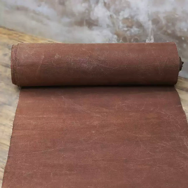 ZONGSE - Eco-Friendly Earth Brown Plant Dyed Cotton Fabric - 38cm by the Yard