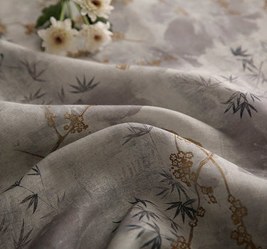 CANGZHU - Digital Printing 42 Thread Count Ramie Fabric - 140cm wide by the Yard