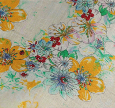 HUANGCAIRUI - Digital Print Ramie Fabric-By the Yard