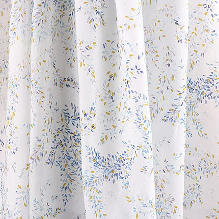 TIANYUAN - Flowers Print Ramie Fabric - 140cm wide by the Yard