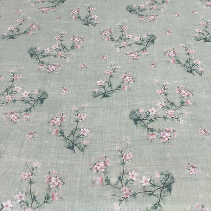 LVJIYU - Digital Printing 42 Thread Count Ramie Fabric - 140cm wide by the Yard