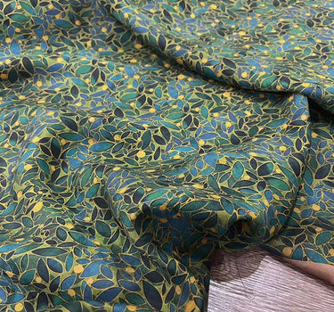 HLXAYEZ - Handmade 25 Momme HUALUO Jacquard Mud Silk Fabric (Openwork texture) - 112cm by the Yard