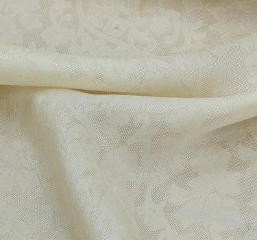 HLNABLO - Handmade 19 Momme HUALUO Jacquard Mud Silk Fabric (Openwork texture) - 135cm by the Yard