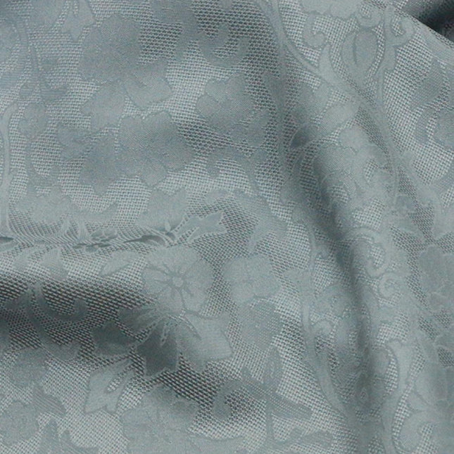 HLYAHILO - Handmade 19 Momme HUALUO Jacquard Mud Silk Fabric (Openwork texture) - 135cm by the Yard