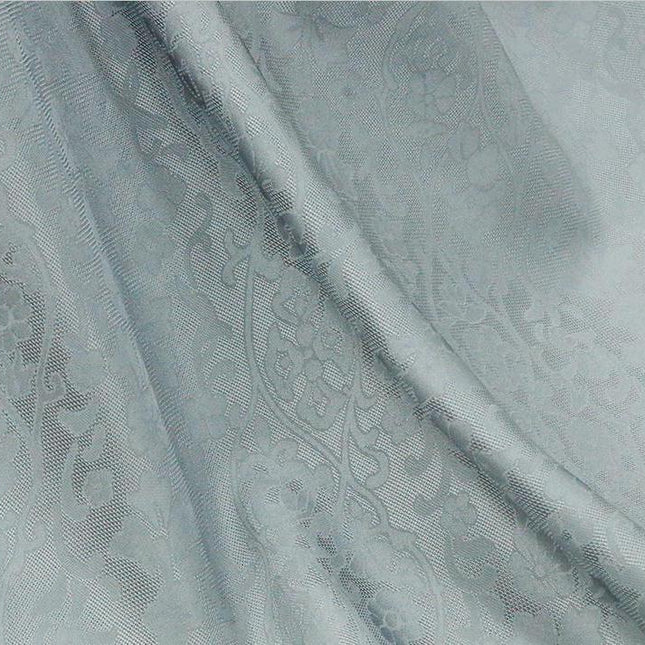 HLYAHILO - Handmade 19 Momme HUALUO Jacquard Mud Silk Fabric (Openwork texture) - 135cm by the Yard