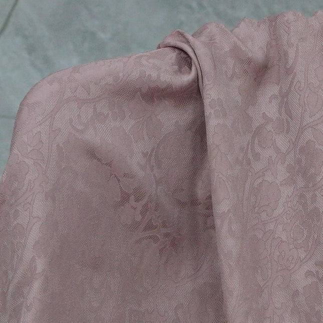 HLTANFEN - Handmade 19 Momme HUALUO Jacquard Mud Silk Fabric (Openwork texture) - 135cm by the Yard