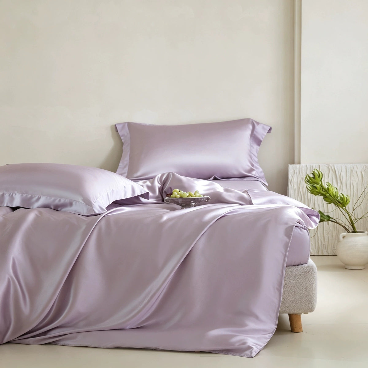LILAC 100% Silk Bedding set