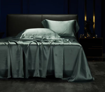 MUSEE - Silk Flat Sheet , 25 momme multi-colors