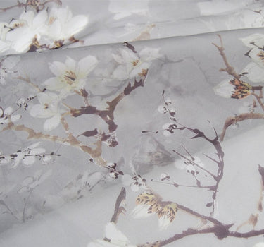 Silk Organza Floral Print Fabric By the Yard