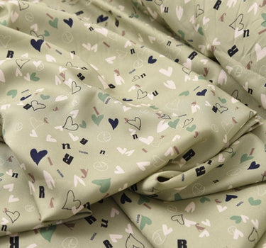 MINT GREEN - 19 Momme Stretchy Double Joe Silk Fabric - 140cm wide by the Yard