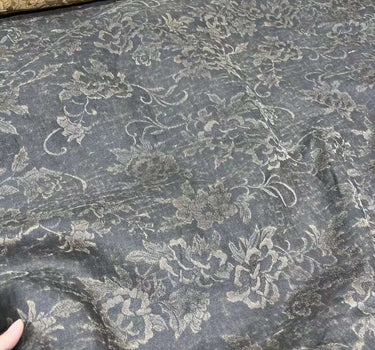 YUNMUDAN - 40 Momme Handmade Mud Silk Plant Dye Jacquard Silk Fabric - 110cm wide by the Yard